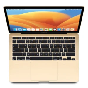 Apple MacBook Air A2337 (13-inch, M1, 7-Core GPU, Late 2020): 3.2 GHz Apple M1, 8-Core CPU, 8GB RAM, 256GB SSD, Gold (MGND3LL/A)
