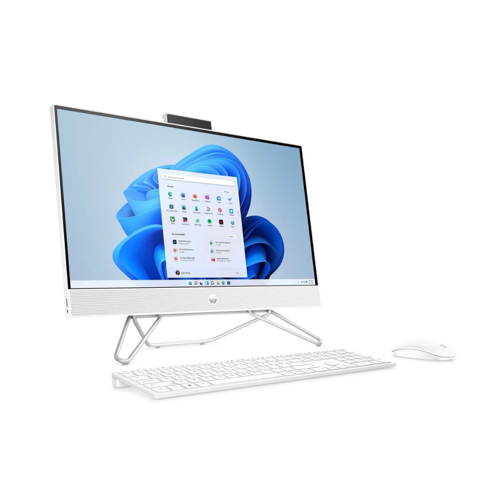 HP All in one 24-CB1009NH – Core i7 1255U, 8GB RAM, 1TB SSD, DOS, 23.8” FHD, Starry White, 1 year warranty