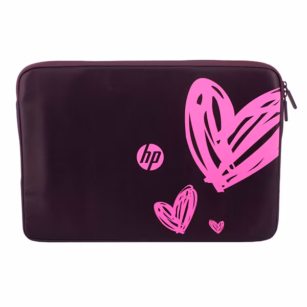 HP Spectrum Hearts Ladies edition Laptop Sleeve 15.6-inch Purple - 1AT98AA - Image 7