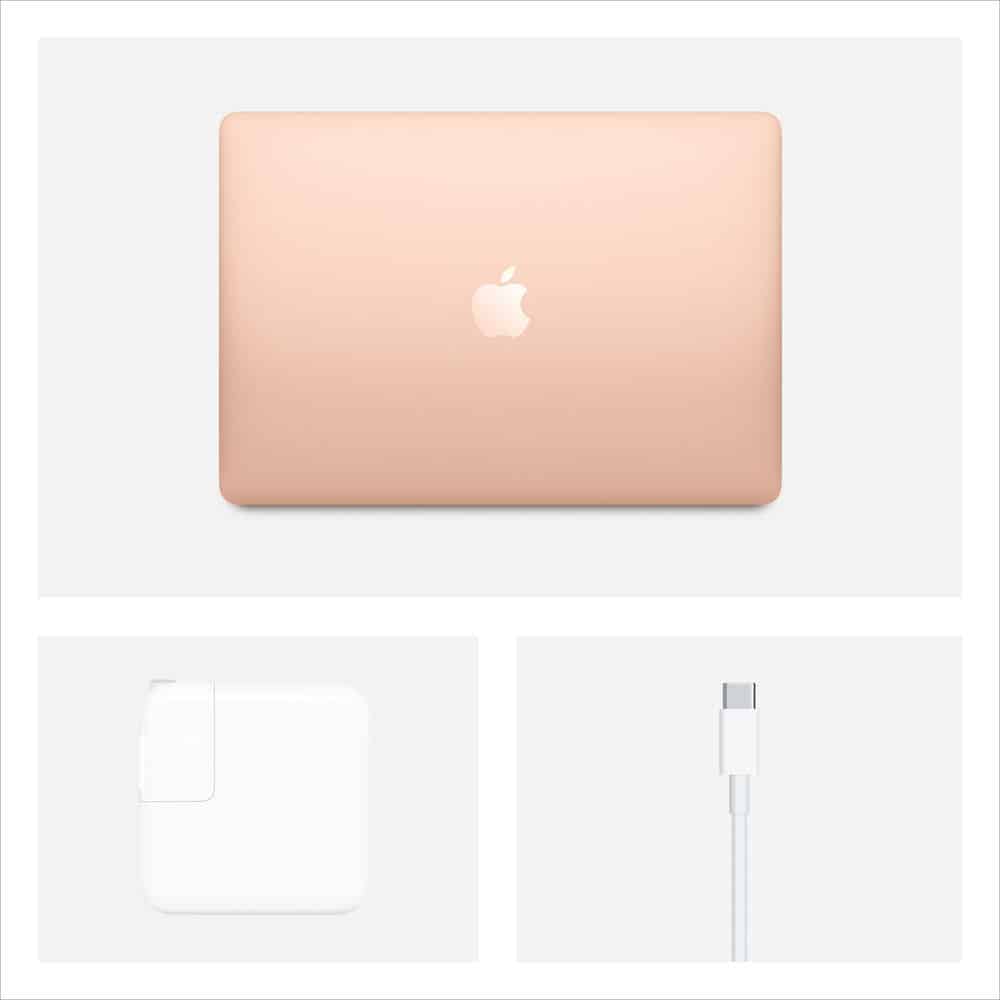 Apple MacBook Air A2337 (13-inch, M1, 8-Core GPU, Late 2020): 3.2 GHz Apple M1, 8-Core GPU, 8GB RAM, 512GB SSD, Gold (MGNE3) - Image 5
