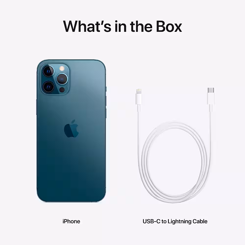 Apple iPhone 12 Pro Max (128GB) – Pacific Blue (MGCJ3LL/A) - Image 2