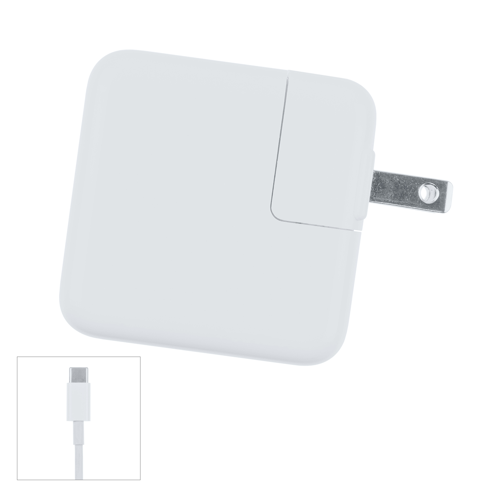 Apple 29W USB Type-C Power Adapter for MacBook - White - Image 3