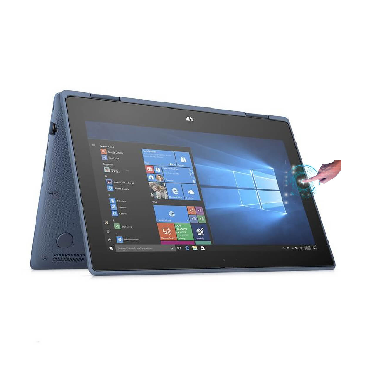 HP ProBook x360 11 G5 EE, 11.6" 2-in-1 Touchscreen, Intel Celeron, 4GB RAM, 64GB eMMC + 128GB SSD - Image 2