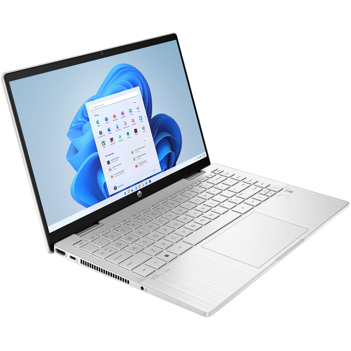 HP Pavilion 14T X360 EK000- Core i7-1255U, 16GB RAM, 512GB SSD, 14" FHD, Windows 11 Home, Touchscreen, Silver - Image 4