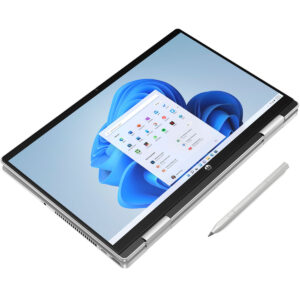 HP Pavilion 14T X360 EK000- Core i7-1255U, 16GB RAM, 512GB SSD, 14" FHD, Windows 11 Home, Touchscreen, Silver