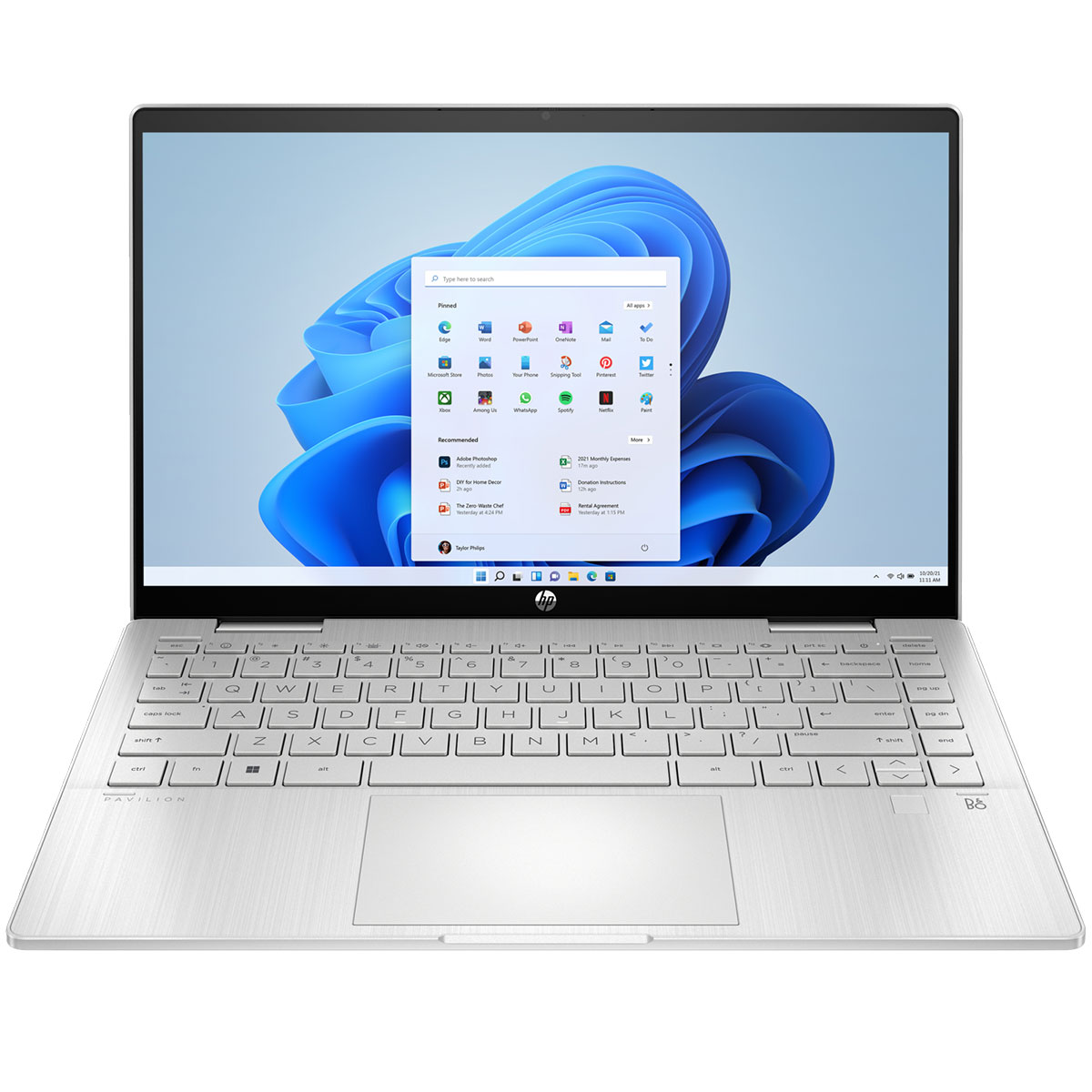 HP Pavilion 14T X360 EK000- Core i7-1255U, 16GB RAM, 512GB SSD, 14" FHD, Windows 11 Home, Touchscreen, Silver - Image 7