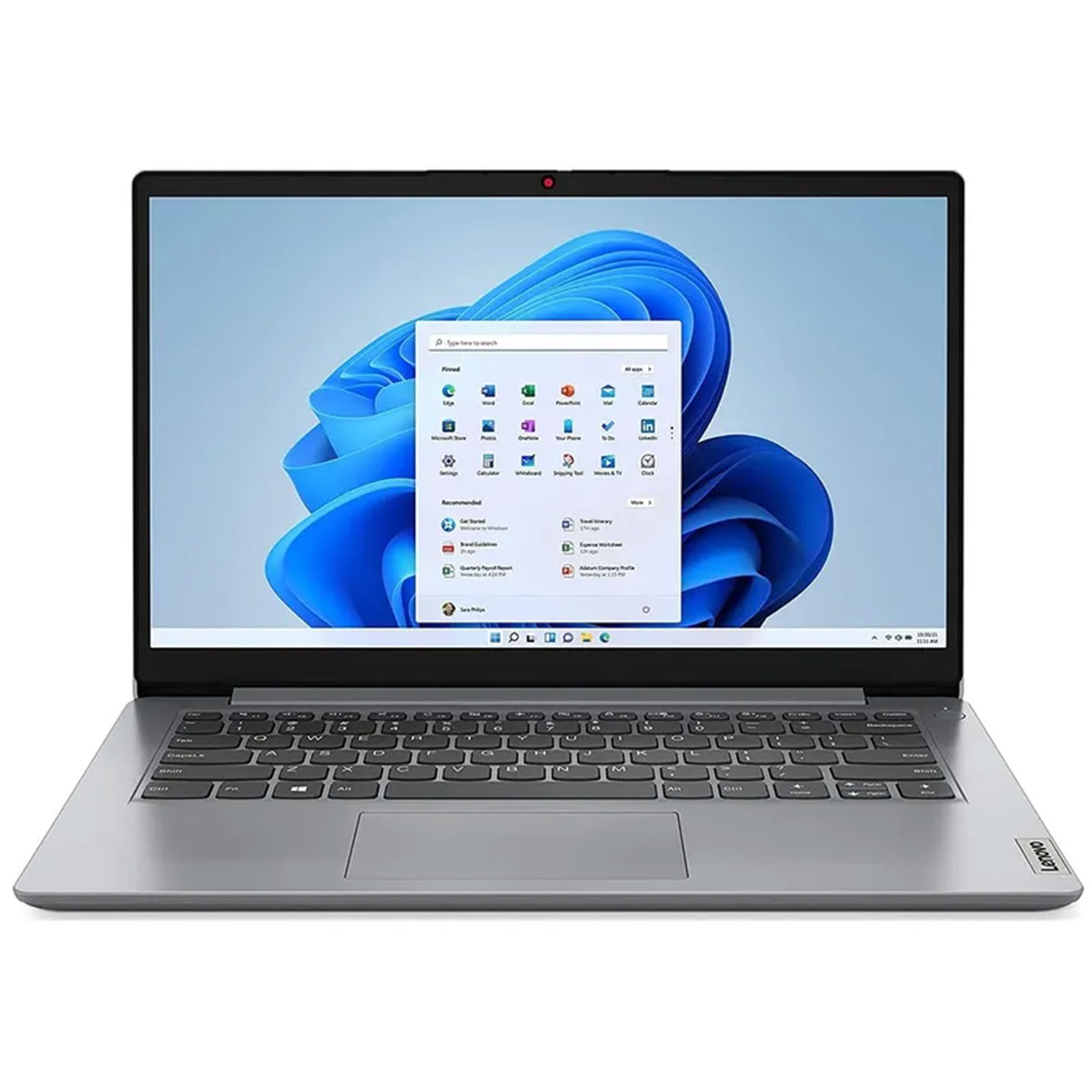 Lenovo ideapad 1 14IAU7 – Core i5-1235U, 8GB RAM, 512GB SSD, 14”HD, Dos, Cloud Grey, 720P HD Camera - Image 4