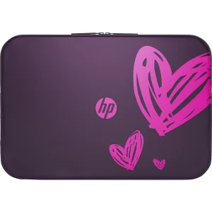 HP Spectrum Hearts Ladies edition Laptop Sleeve 15.6-inch Purple - 1AT98AA
