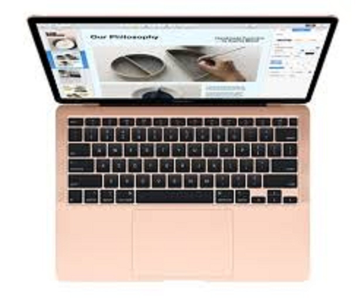 Apple MacBook Air A2179 (13-inch, True Tone, Early 2020): 10th Gen Intel Core i3, 8GB RAM, 256GB SSD, macOS – Gold (MWTL2HN/A) - Image 2