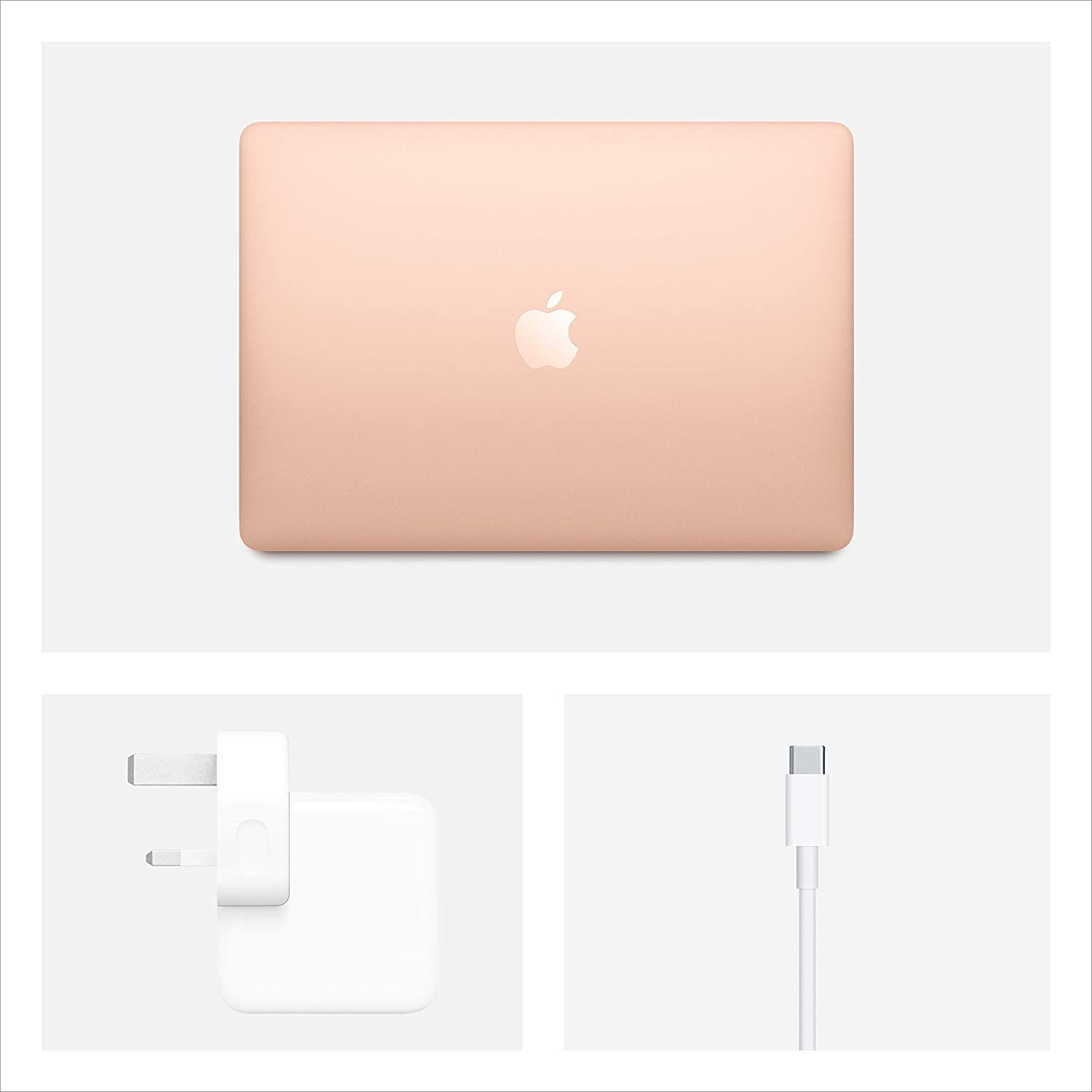 Apple MacBook Air A2179 (13-inch, True Tone, Early 2020): 10th Gen Intel Core i3, 8GB RAM, 256GB SSD, macOS – Gold (MWTL2HN/A) - Image 3