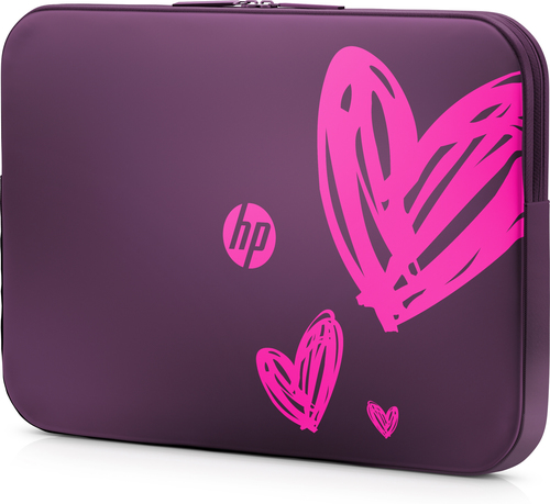 HP Spectrum Hearts Ladies edition Laptop Sleeve 15.6-inch Purple - 1AT98AA - Image 4