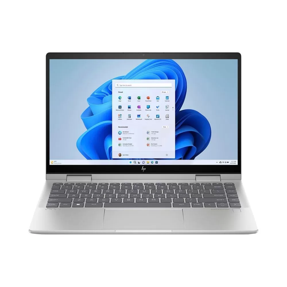 HP Envy 14 X360 – ES1023DX – Core 7 – 150U, 16GB RAM, 512GB SSD, 14” FHD Touch, Windows 11 home, Silver - Image 3