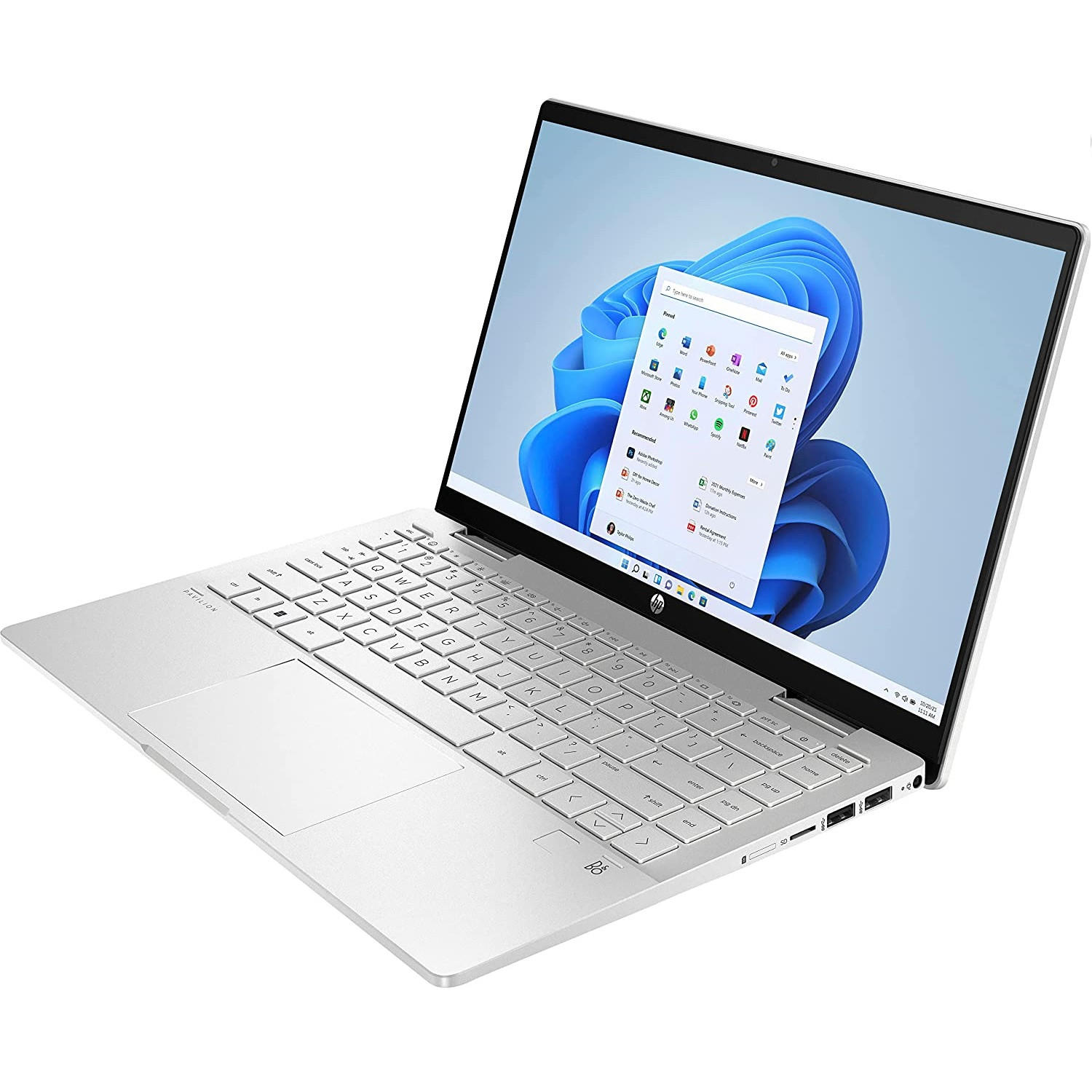HP Pavilion 14 X360 DY-2050WM - Core i5-1235U, 8GB RAM, 512GB SSD, 14"FHD, Touchscreen, Silver - Image 3