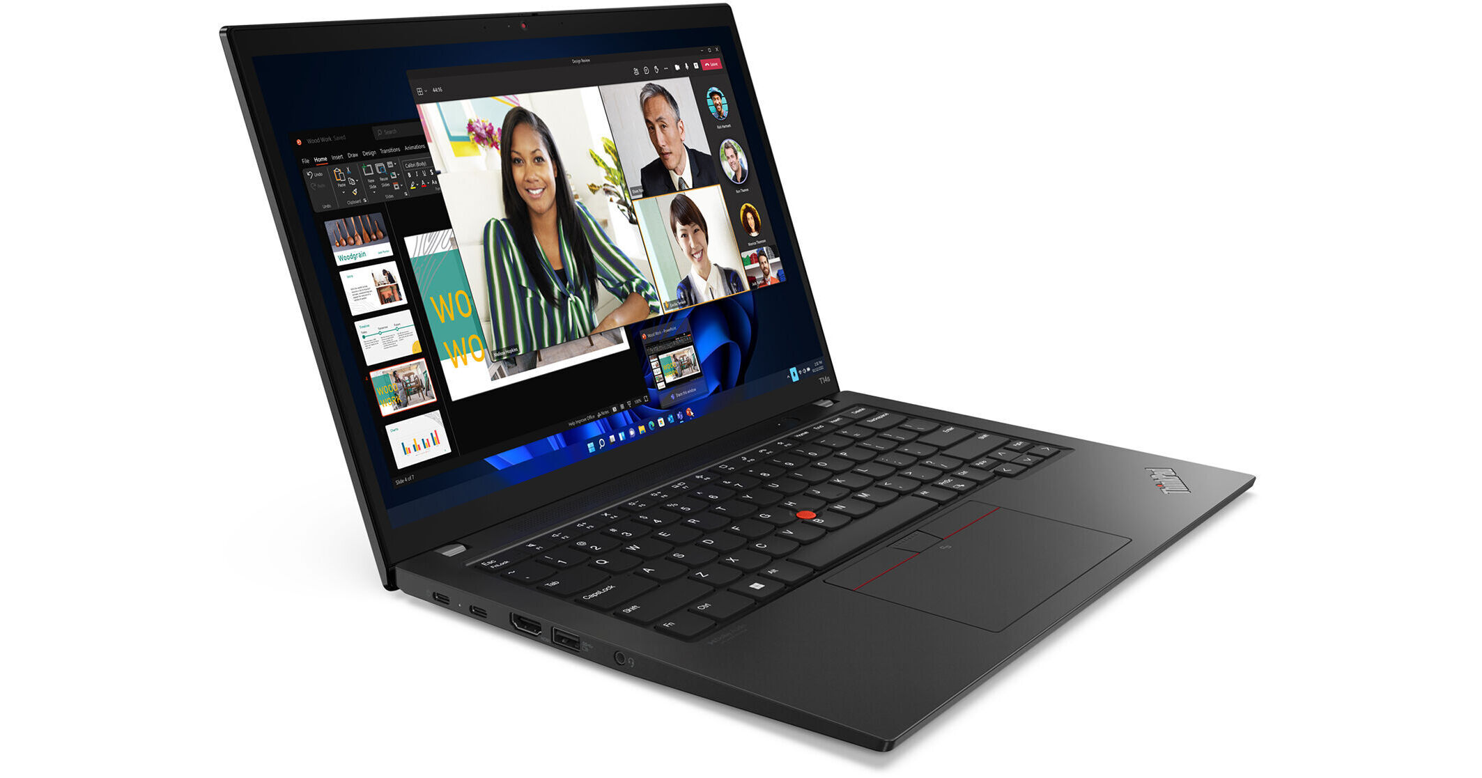 Lenovo ThinkPad T14s Gen 4 – Core i7-1355U, 16GB RAM, 512GB SSD, 14” WUXGA (Black) - Image 4