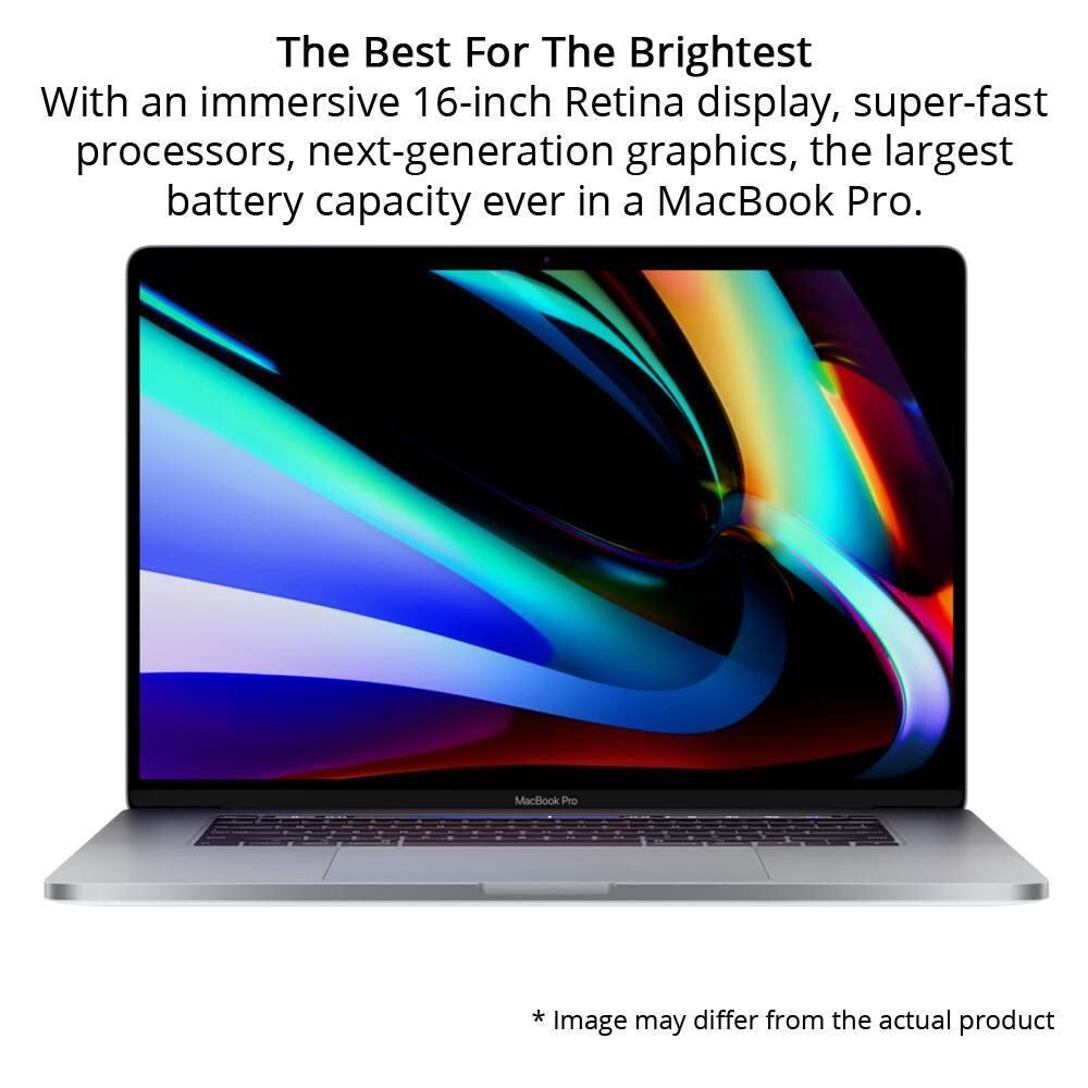 Apple MacBook Pro A2141 (16-inch, Touch Bar, Late 2019): 9th Gen Intel Core i7, 16GB, 512GB, Space Gray (MVVJ2HN/A)