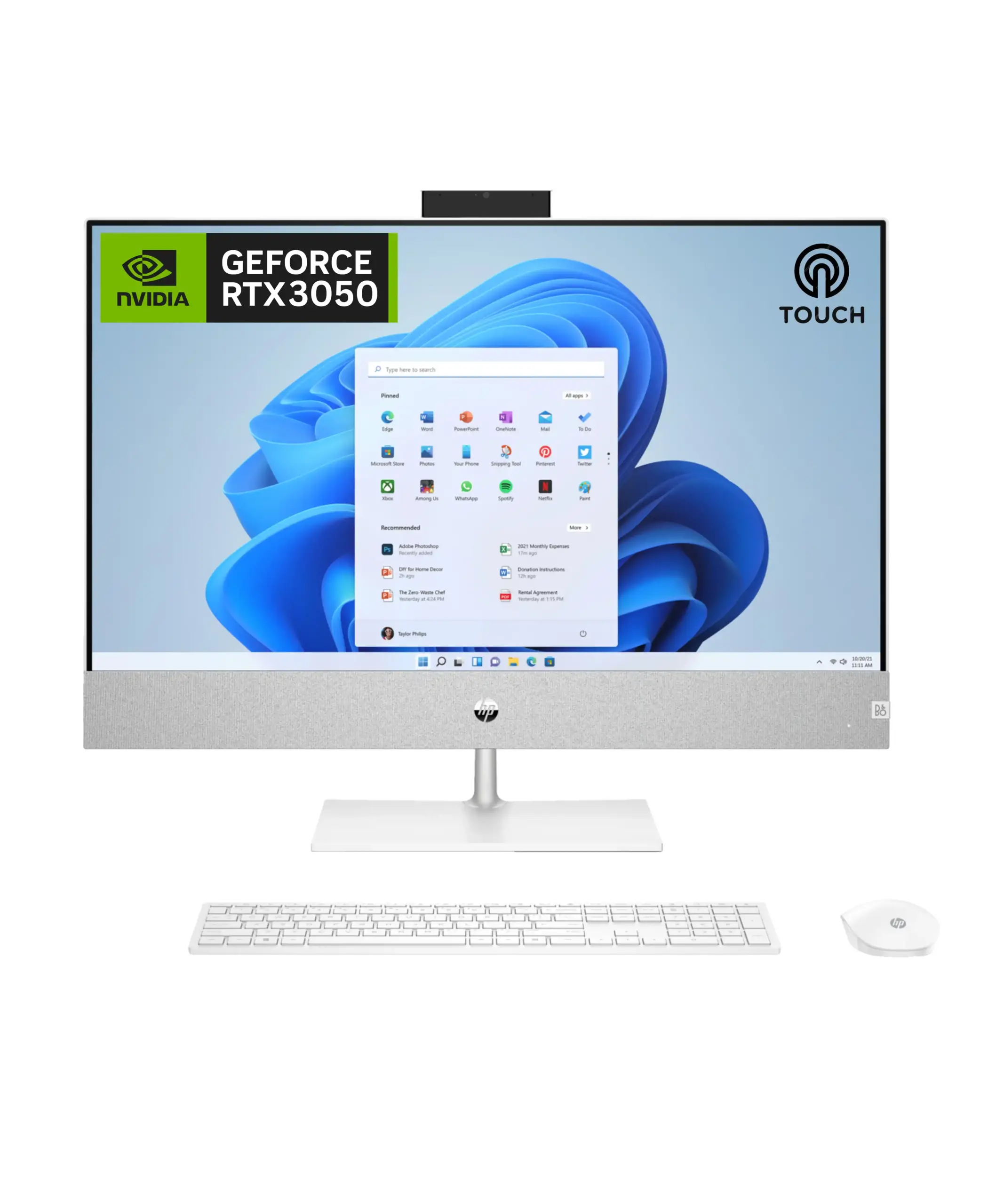 HP Pavilion 27-ca2024nh All-in-One – Intel Core i7-13700T, 16GB RAM, 1TB SSD, 27″ Touch FHD - Image 7