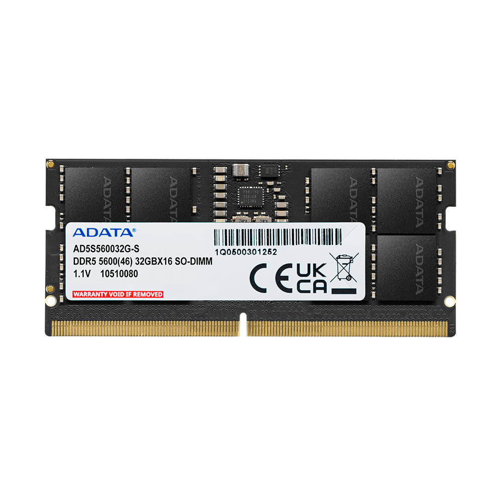 ADATA 32GB DDR5 4800 MHz SO-DIMM Laptop Memory