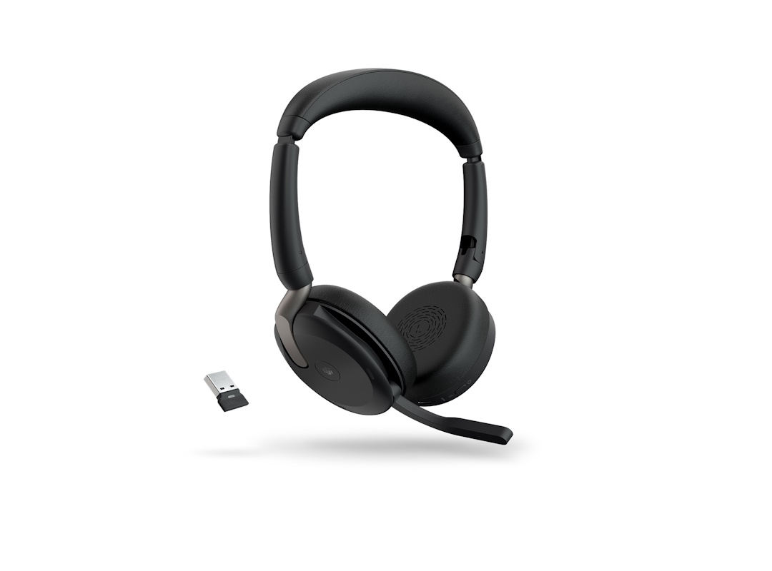 Jabra Evolve2 65 Flex Wireless Headset, Link 380c, UC Stereo (26699-999-999-01) - Image 3