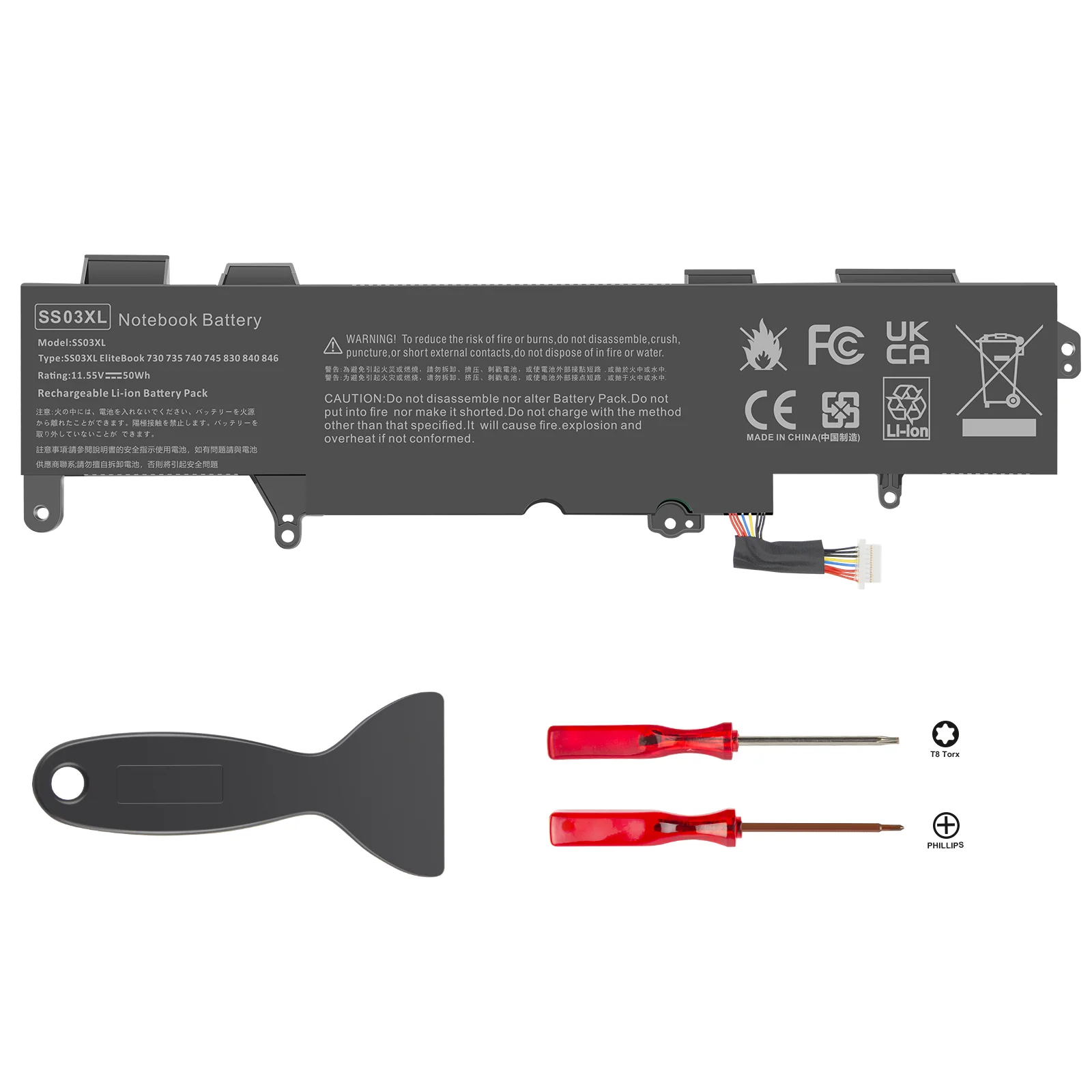 HP SS03XL Original Replacement Battery for EliteBook & ZBook Series