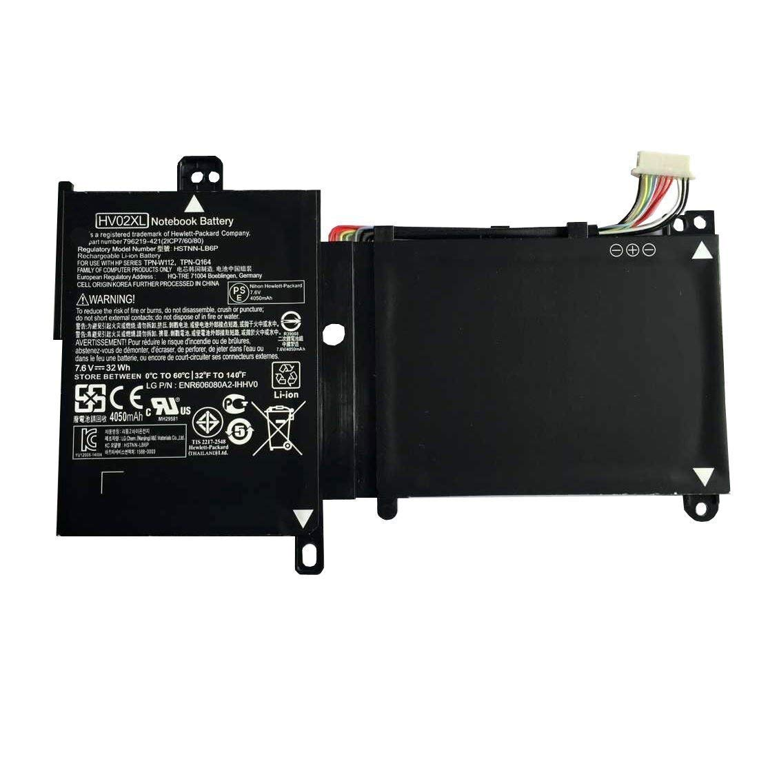 HP HV02XL Original Replacement Battery for Pavilion X360 11-K series, 796219-421, HSTNN-LB6P