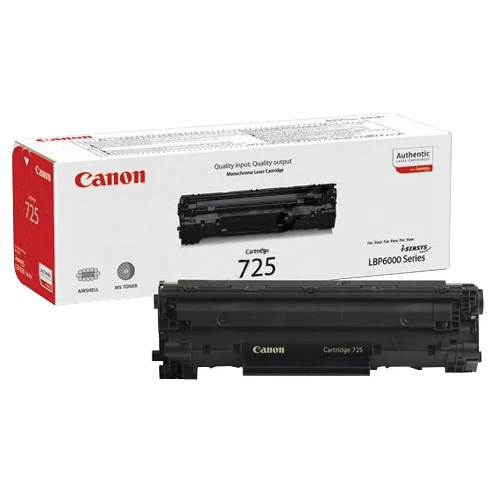 Canon 725 Black Toner Cartridge (3484B002AA) - Image 2