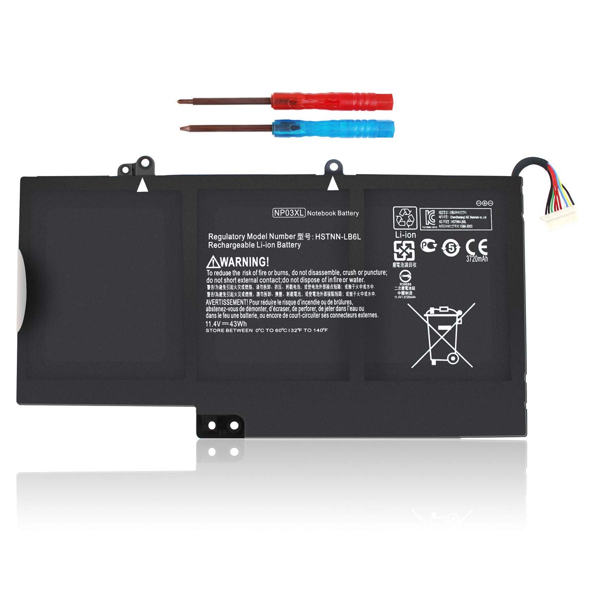 HP NP03XL Original Replacement Battery for HP ENVY X360 Series