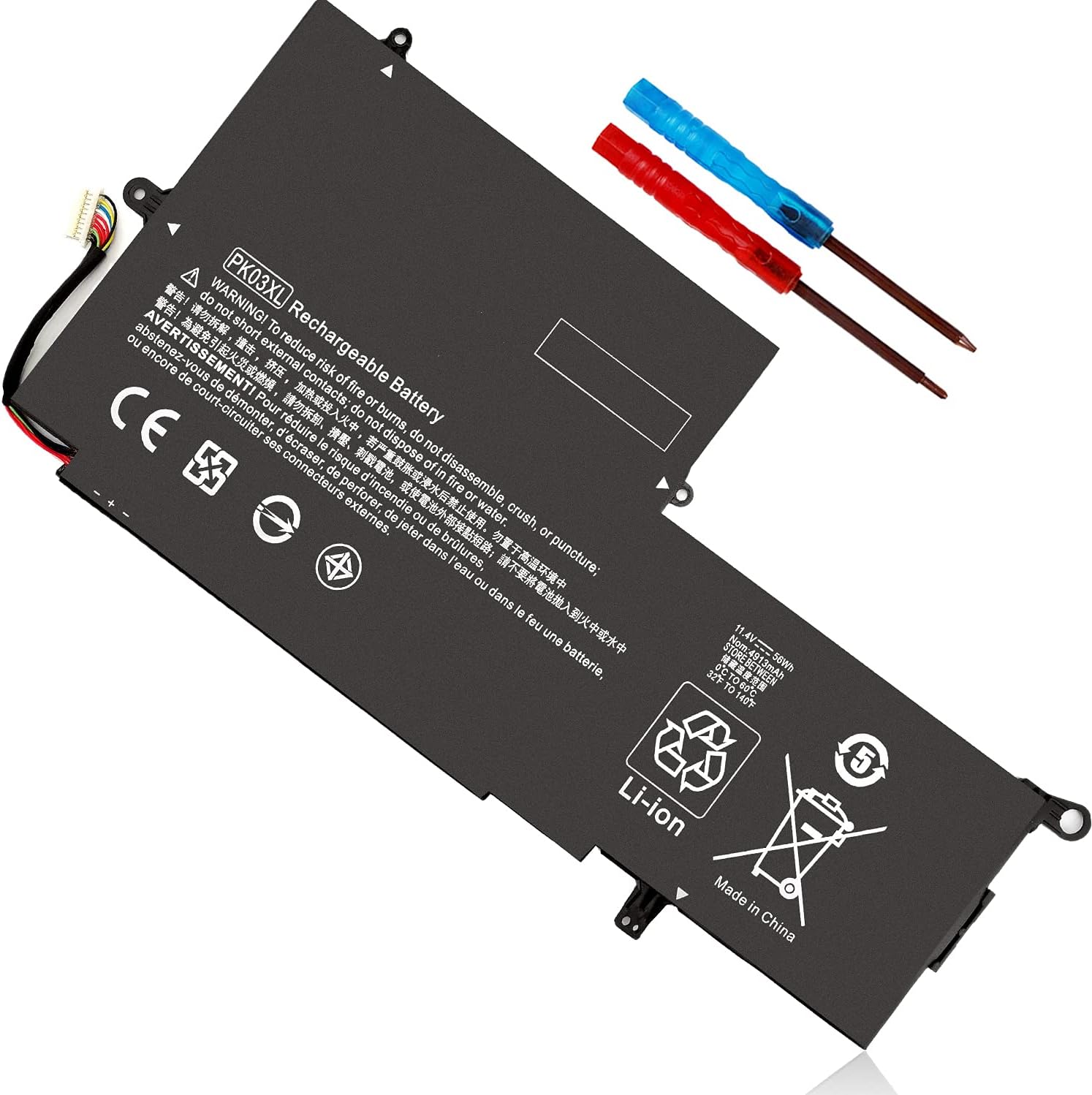 HP PK03XL Original Replacement Battery for Spectre Pro X360 & Spectre 13 Series - Image 3