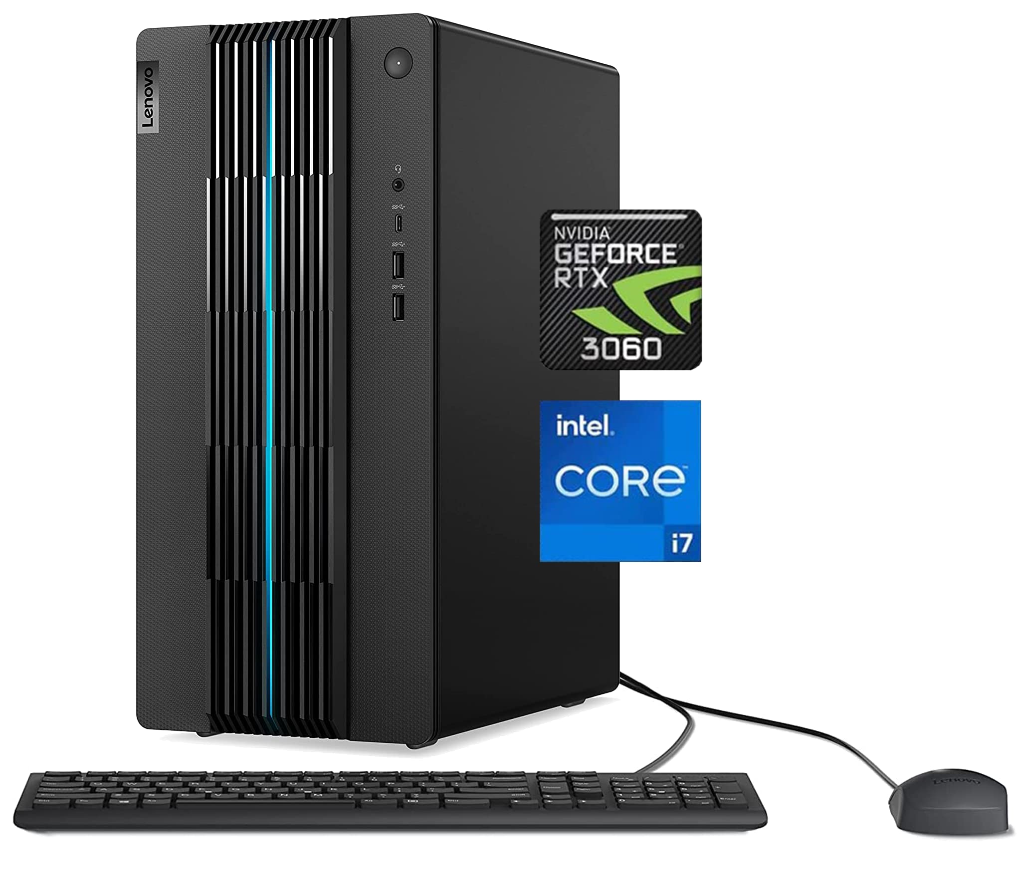 Lenovo IdeaCentre 5 Gaming Desktop – 12th Gen Core i7-12700, 8GB RAM, 1TB PCIe NVMe M.2 SSD - Image 2