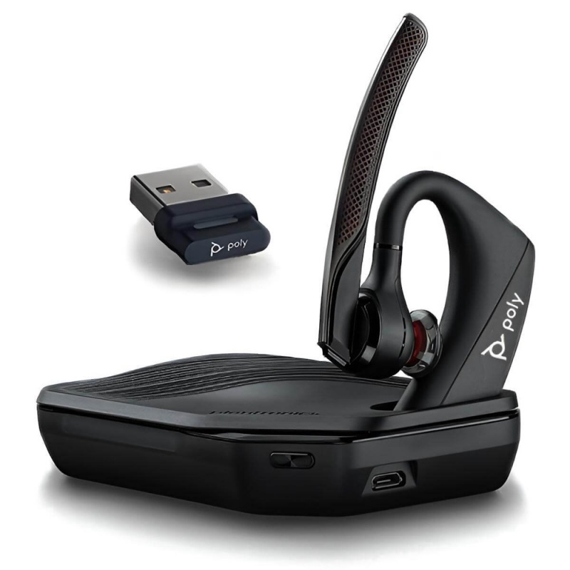 HP Poly Voyager 5200 USB-A Bluetooth Headset – BT700 Dongle (7K2F3AA) - Image 3