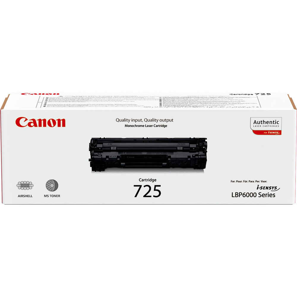 Canon 725 Black Toner Cartridge (3484B002AA) - Image 5