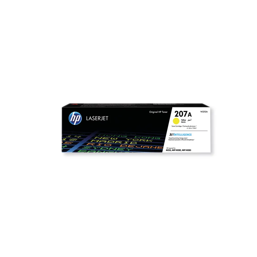 HP 207A Yellow Original LaserJet Toner Cartridge (W2212A)