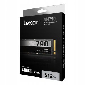 Lexar NM790 512GB M.2 2280 PCIe Gen 4×4 NVMe SSD (LNM790X512G-RNNNG)