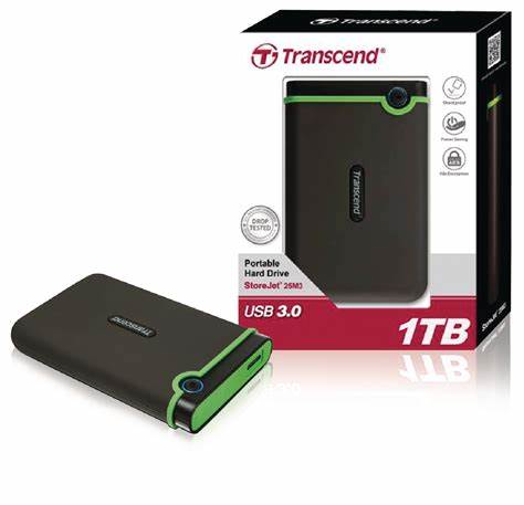Transcend StoreJet 25M3 1TB Portable External HDD (TS1TSJ25M3S) - Image 7