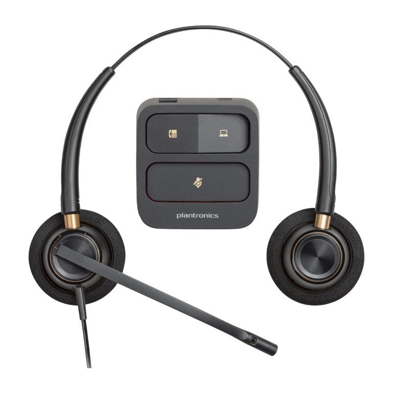 HP Poly EncorePro 520 On-Ear Wired Binaural Headset +Quick Disconnect (783P7AA) - Image 5