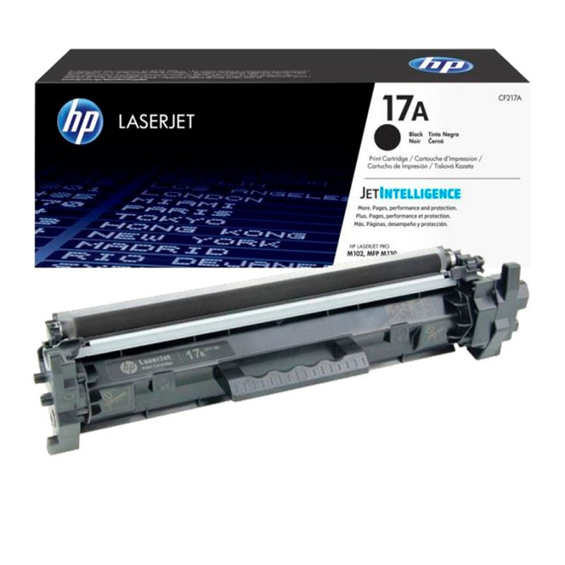 HP 17A Black Original LaserJet Toner Cartridge (CF217A)