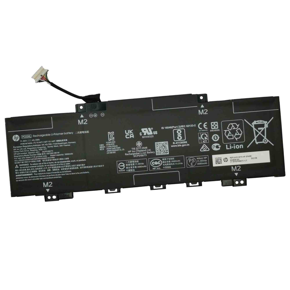 HP PC03XL Original Replacement Battery for Pavilion x360 14 & 15 Series - Image 5