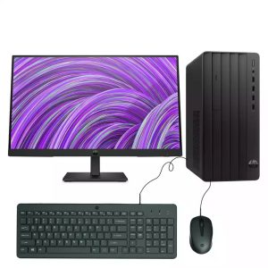 HP Pro Tower 290 G9 Core i3-14100, 8GB RAM, 256GB SSD (DOS) + HP V22v G5 21.5″ FHD Monitor