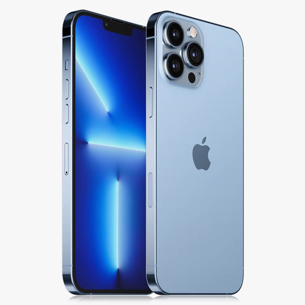 Apple iPhone 13 Pro Max (128GB) / MLEG3LL/A Sierra Blue - Image 3