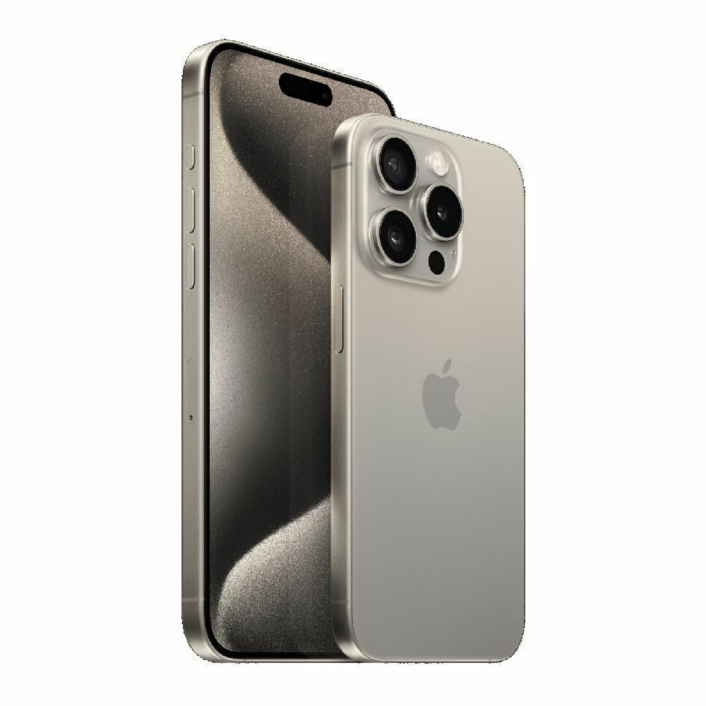 Apple iPhone 15 Pro (256GB) / MTQU3LL/A Natural Titanium - Image 2