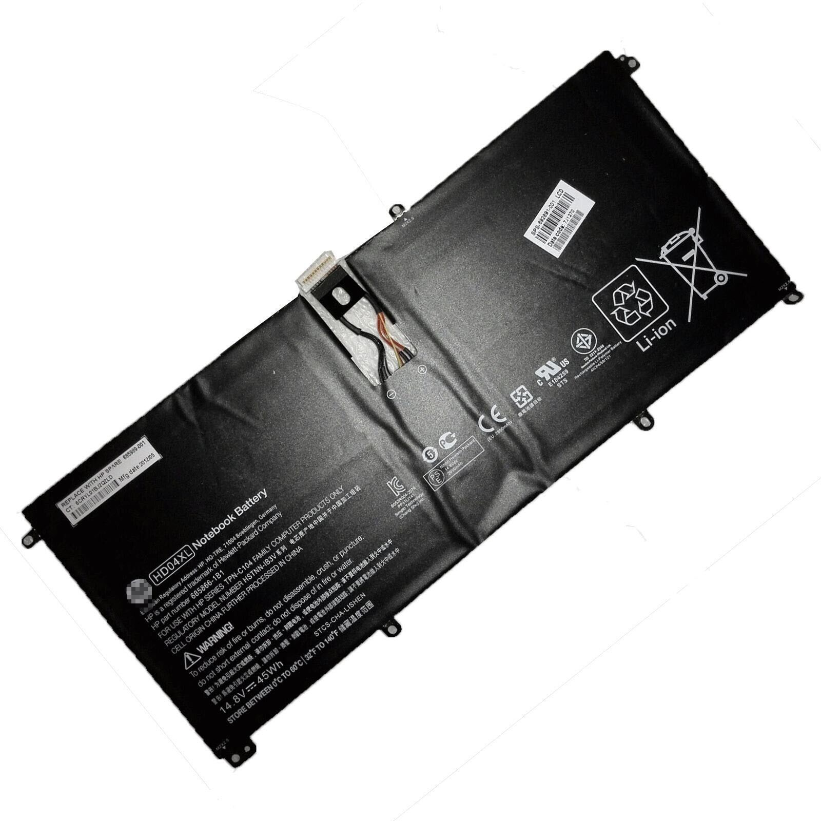 HP HD04XL Replacement Battery for Spectre X360 13-4000, Envy Spectre XT Pro 13-b000, 13-2000, 13-ef Series - Image 7