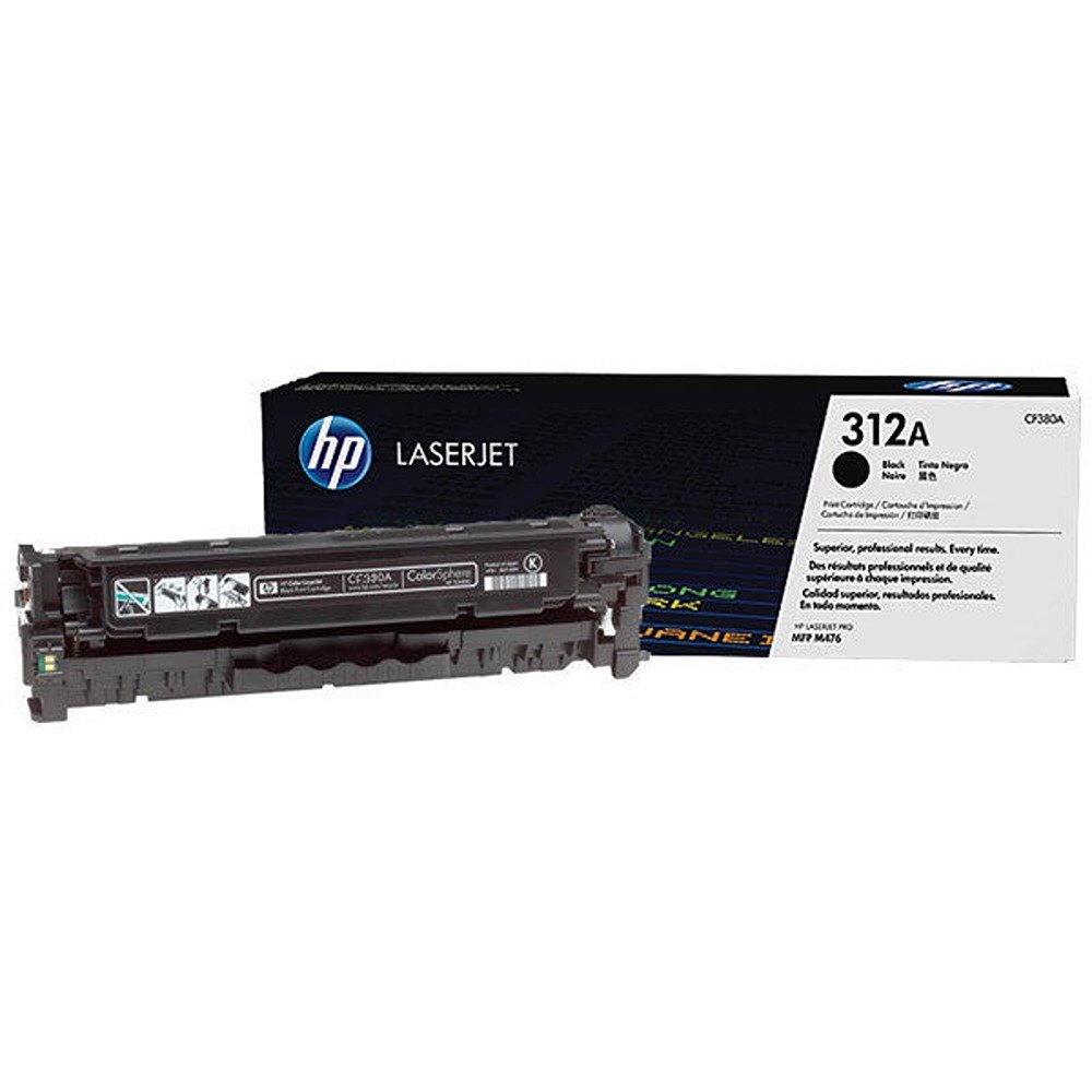 HP 312A Black Original LaserJet Toner Cartridge (CF380A) - Image 2