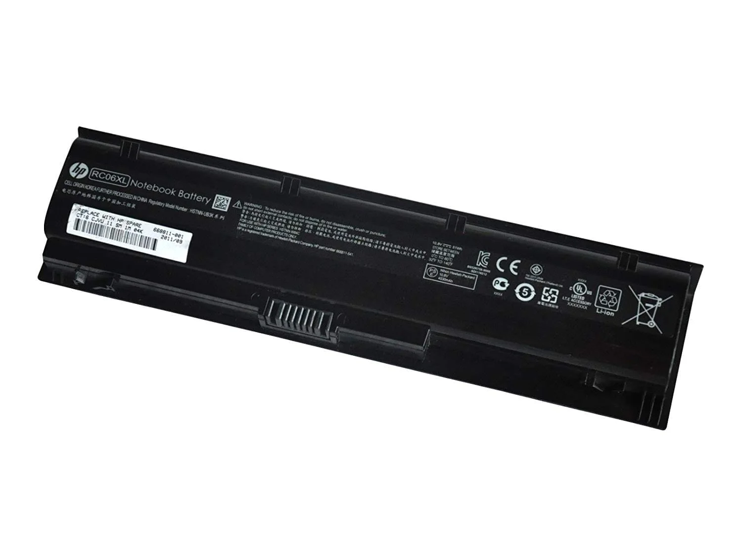HP RC06 Original Replacement Battery for for ProBook 4340s and 4341s, RC06XL, LH4R53EA, HSTNN-UB3K - Image 2