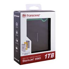 Transcend StoreJet 25M3 1TB Portable External HDD (TS1TSJ25M3S) - Image 5