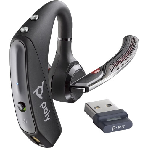 HP Poly Voyager 5200 USB-A Bluetooth Headset – BT700 Dongle (7K2F3AA) - Image 5