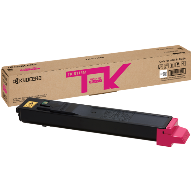Kyocera TK-8115M Magenta Toner Cartridge (1T02P3BNL0)