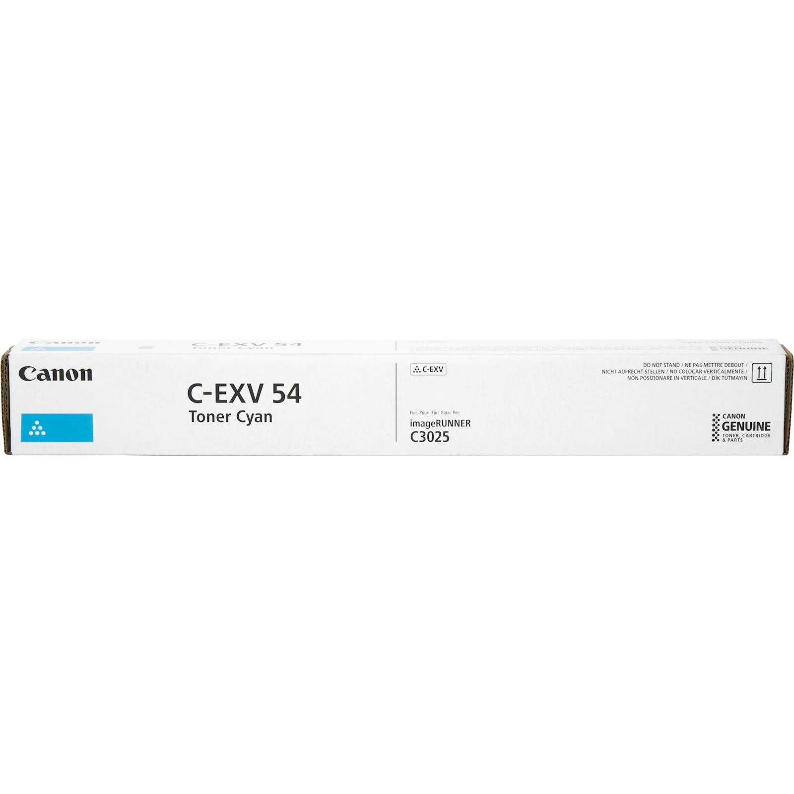 Canon C-EXV 54 Cyan Toner Cartridge (1395C002AA) - Image 2