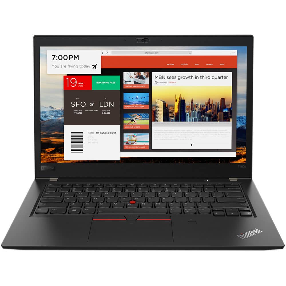 Lenovo ThinkPad T480S, Intel Core i7 8th Gen, 16GB RAM, 512GB SSD, 14-Inch Full HD Display