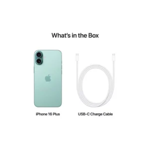 Apple iPhone 16 Plus (128GB) – 6.7″ Super Retina XDR Display, Teal