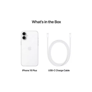 Apple iPhone 16 Plus (512GB) – 6.7″ Super Retina XDR Display, White