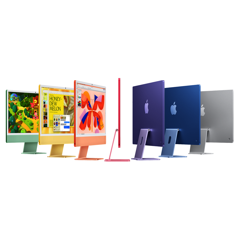 Apple iMac 24" M4, 10-Core CPU/GPU Up to 4.4GHz, (2024) 16GB RAM 512GB SSD